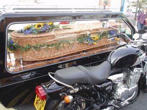 Motorcyle hearse arka funerals